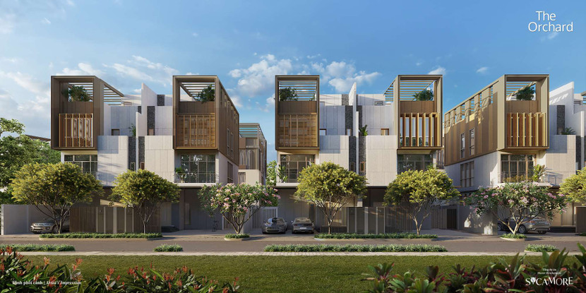 The Orchard là dự án cộng đồng khép kín đầu tiên của Sycamore The Orchard là dự án cộng đồng khép kín đầu tiên của Sycamore