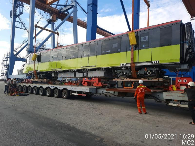 Cấu hình mỗi đoàn tàu gồm 4 toa