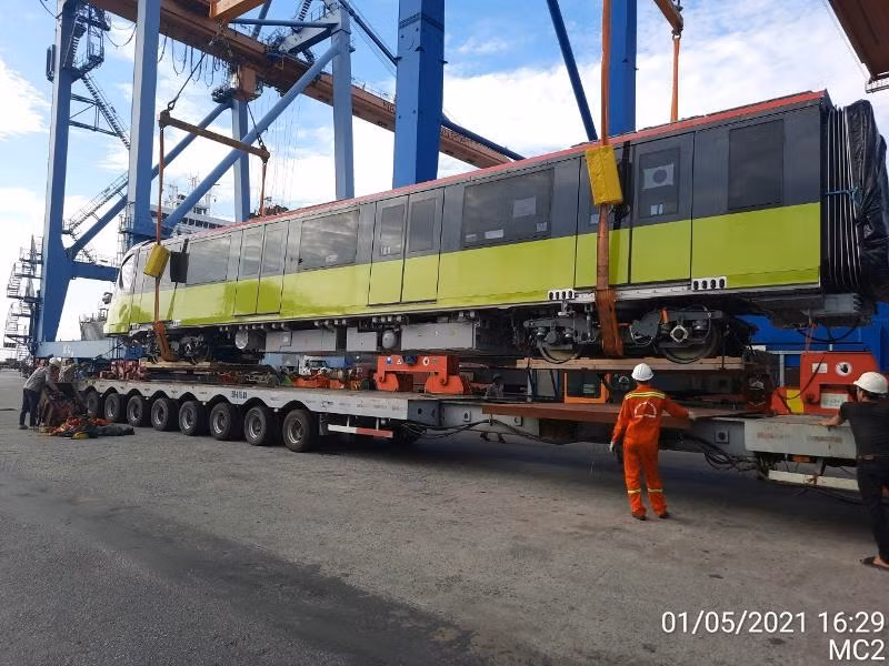 Cấu hình mỗi đoàn tàu gồm 4 toa