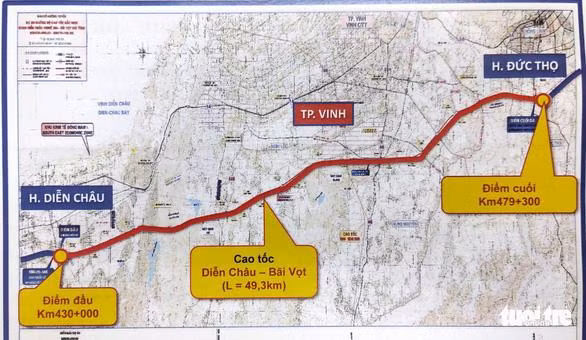 Cao tốc Diễn Châu- Bãi Vọt tiến độ vẫn chậm dù đã 3 lần điều chỉnh