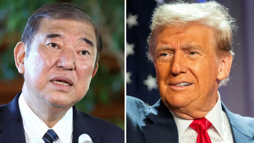 Thủ tướng Nhật Bản Ishiba Shigeru và Tổng thống Mỹ Donald Trump Thủ tướng Nhật Bản Ishiba Shigeru và Tổng thống Mỹ Donald Trump