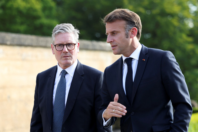 Thủ tướng Anh Keir Starmer và Tổng thống Pháp Emmanuel Macron Thủ tướng Anh Keir Starmer và Tổng thống Pháp Emmanuel Macron