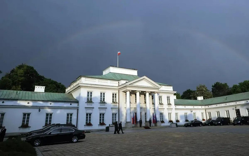 Khu vực tòa nhà chính phủ ở Thủ đô Warsaw của Ba Lan