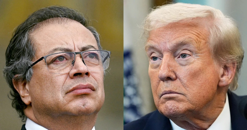 Tổng thống Colombia Gustavo Petro và Tổng thống Mỹ Donald Trump Tổng thống Colombia Gustavo Petro và Tổng thống Mỹ Donald Trump