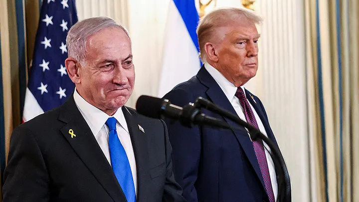 Thủ tướng Israel Benjamin Netanyahu và Tổng thống Mỹ Donald Trump Thủ tướng Israel Benjamin Netanyahu và Tổng thống Mỹ Donald Trump