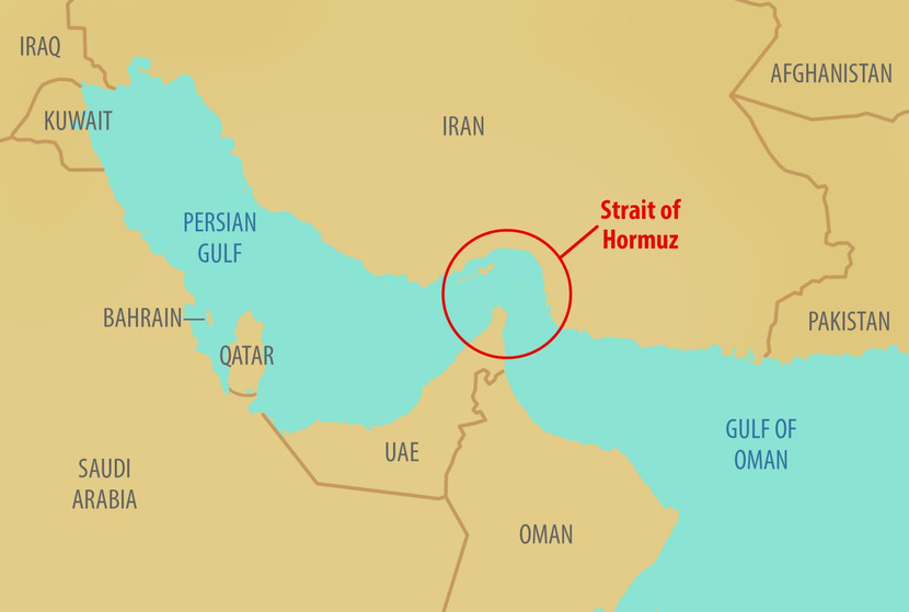 Sơ đồ Eo biển Hormuz Sơ đồ Eo biển Hormuz
