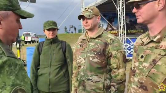 Hai sĩ quan quân đội Mỹ được mời tới quan sát cuộc tập trận chung giữa Nga và Belarus