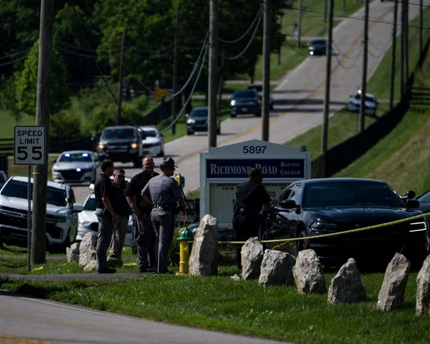 Cảnh sát được triển khai tại hiện trường vụ nổ súng