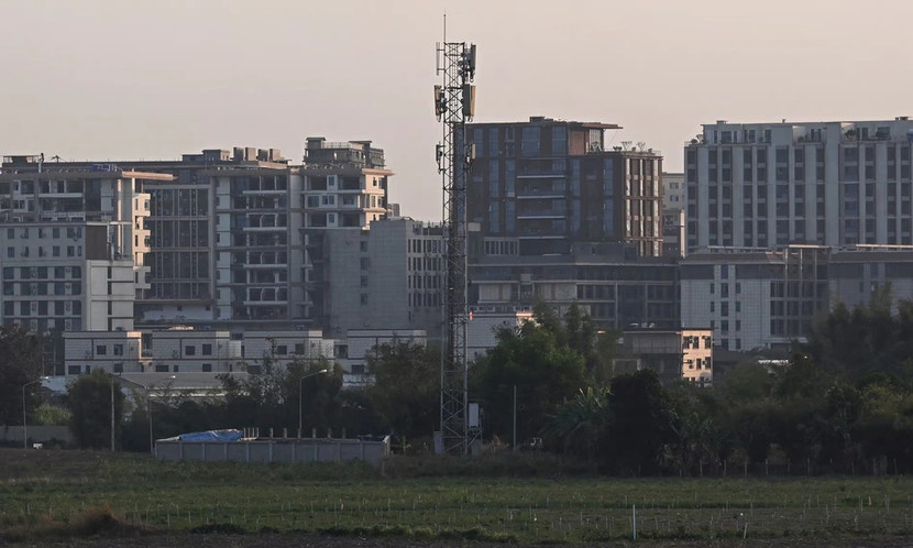 Thị trấn Shwe Kokko (Myawaddy, Myanmar) là nơi có một trong những khu phức hợp lừa đảo khét tiếng nhất. Ảnh minh họa