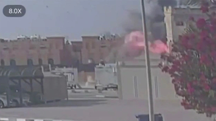 Hiện trường vụ tấn công của Israel vào Doha (Qatar) ngày 9-9 Hiện trường vụ tấn công của Israel vào Doha (Qatar) ngày 9-9