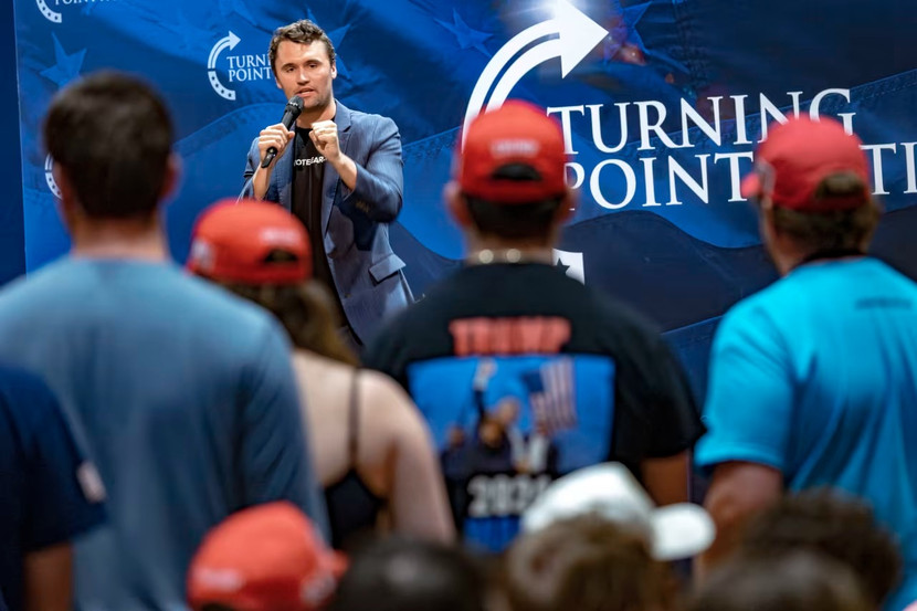 Charlie Kirk bắt đầu nổi tiếng khi đồng sáng lập Turning Point USA vào năm 2012