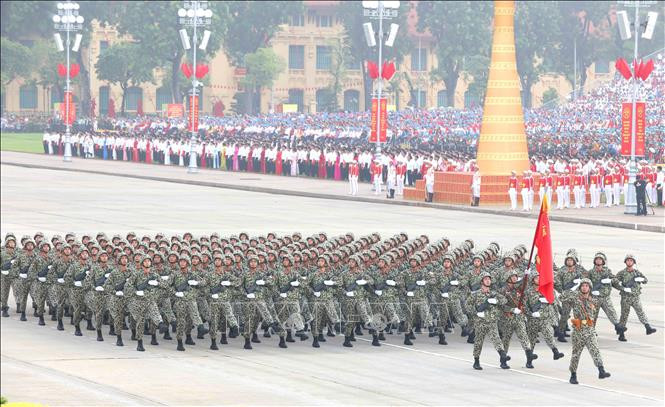 Khối chiến sĩ Đặc công. Ảnh: Phương Hoa/TTXVN