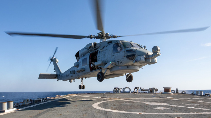 Trực thăng MH-60R Seahawk của Hải quân Mỹ. Ảnh minh họa Trực thăng MH-60R Seahawk của Hải quân Mỹ. Ảnh minh họa