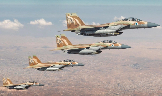 Tiêm kích F-15 Israel. Ảnh minh họa