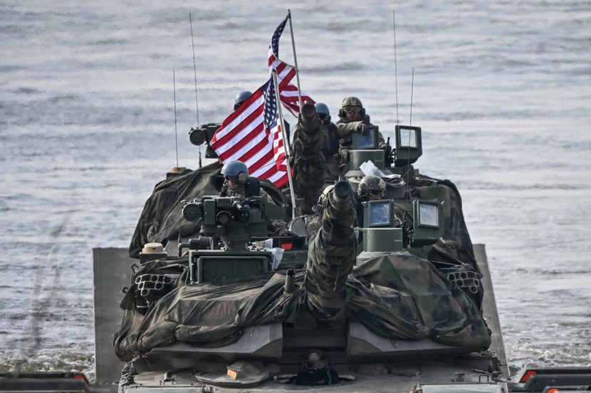 Binh sĩ Mỹ tham gia một cuộc tập trận quân sự của NATO ở Ba Lan