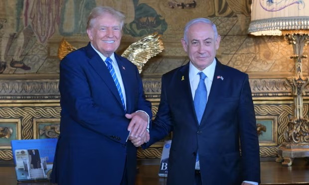 Tổng thống Mỹ Donald Trump và Thủ tướng Israel Benjamin Netanyahu Tổng thống Mỹ Donald Trump và Thủ tướng Israel Benjamin Netanyahu