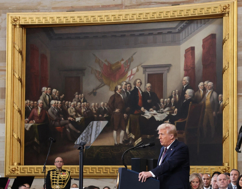 Tổng thống Mỹ Donald Trump phát biểu nhậm chức