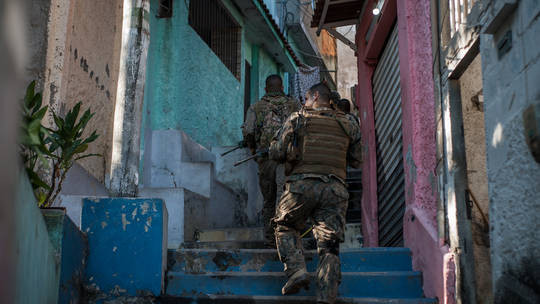 Một cuộc đột kích của cảnh sát tại Rio de Janeiro