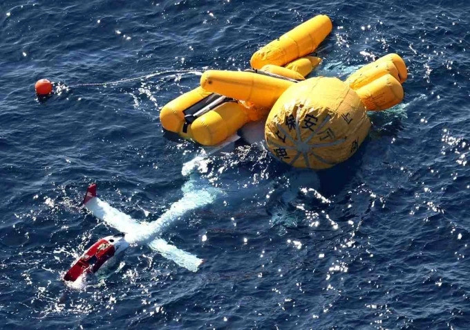 Hiện trường trực thăng cứu thương gặp nạn