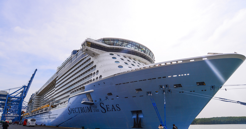 Siêu tàu du lịch Spectrum of the Sea cập cảng Bà Rịa- Vũng Tàu hồi tháng 2 vừa qua