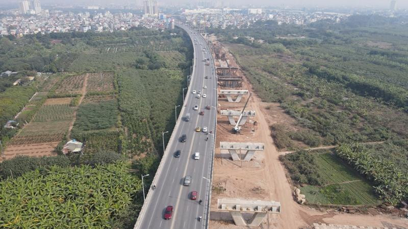 Dự án cầu Vĩnh Tuy 2 dự kiến thông xe vào cuối năm 2022