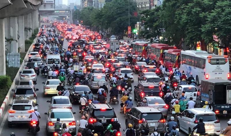 Nút giao Khuất Duy Tiến- Nguyễn Trãi được đề xuất lập 3 trạm thu phí ô tô vào nội đô Nút giao Khuất Duy Tiến- Nguyễn Trãi được đề xuất lập 3 trạm thu phí ô tô vào nội đô