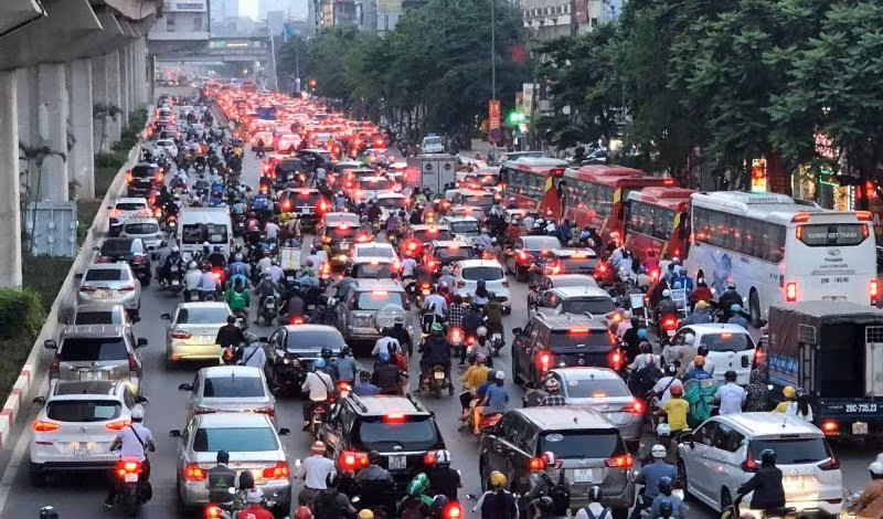 Nút giao Khuất Duy Tiến- Nguyễn Trãi được đề xuất lập 3 trạm thu phí ô tô vào nội đô