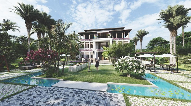 Một trong những biệt thự siêu VIP tại dự án ở Hà Nội, thuộc dòng Sunshine Heritage của Sunshine Group Một trong những biệt thự siêu VIP tại dự án ở Hà Nội, thuộc dòng Sunshine Heritage của Sunshine Group