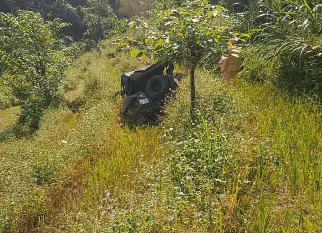 Hiện trường vụ TNGT xe U oát chở khách du lịch rơi xuống vực ở Hà Giang làm 3 người thiệt mạng