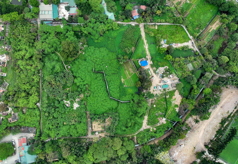 Tự ý quây tôn, rào đất nông nghiệp của nhiều hộ dân trong dự án Khu đô thị TP Giao Lưu