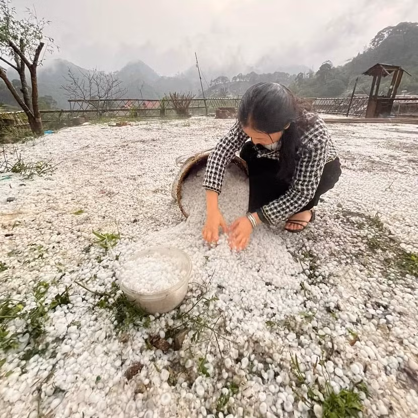 Mưa đá được dự báo xuất hiện nhiều hơn trong tháng 4 này Mưa đá được dự báo xuất hiện nhiều hơn trong tháng 4 này