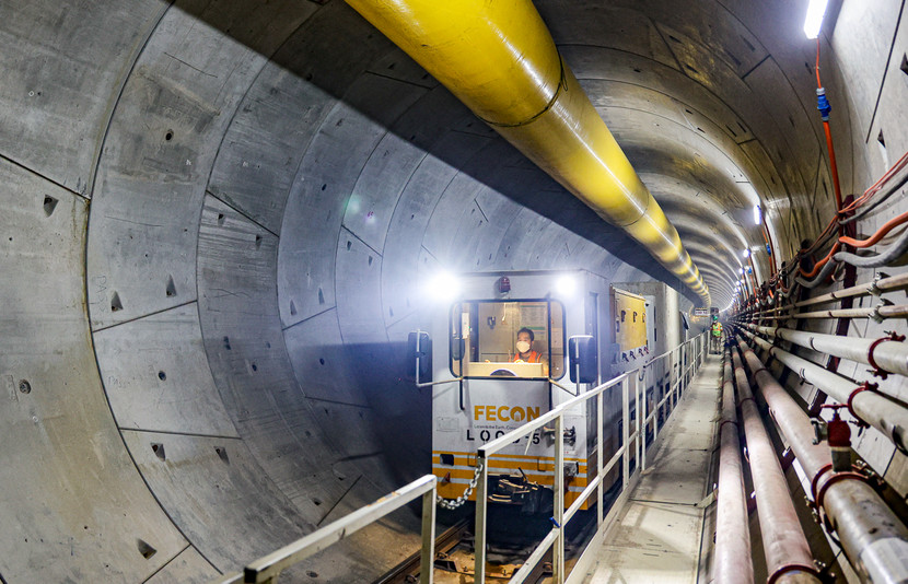 Robot TBM đã đào được 650m hầm Nhổn- Ga Hà Nội