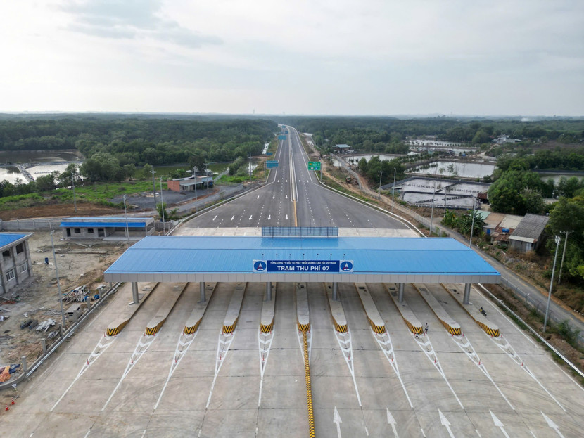 Cao tốc Bến Lức- Long Thành chuẩn bị thu phí Cao tốc Bến Lức- Long Thành chuẩn bị thu phí