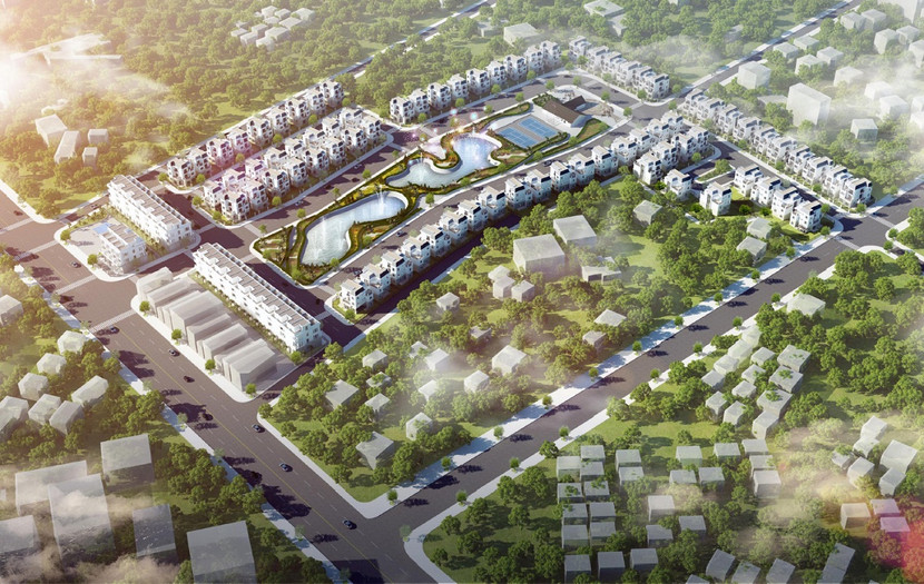 Phối cảnh khu nhà ở DABACO Lạc Vệ - dự án khác biệt với khu đô thị Lạc Vệ New Center