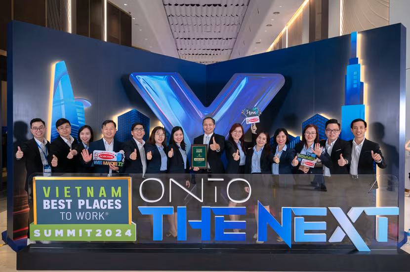 Hình ảnh tại buổi nhận giải 100 nơi làm việc tốt nhất việt nam 2024