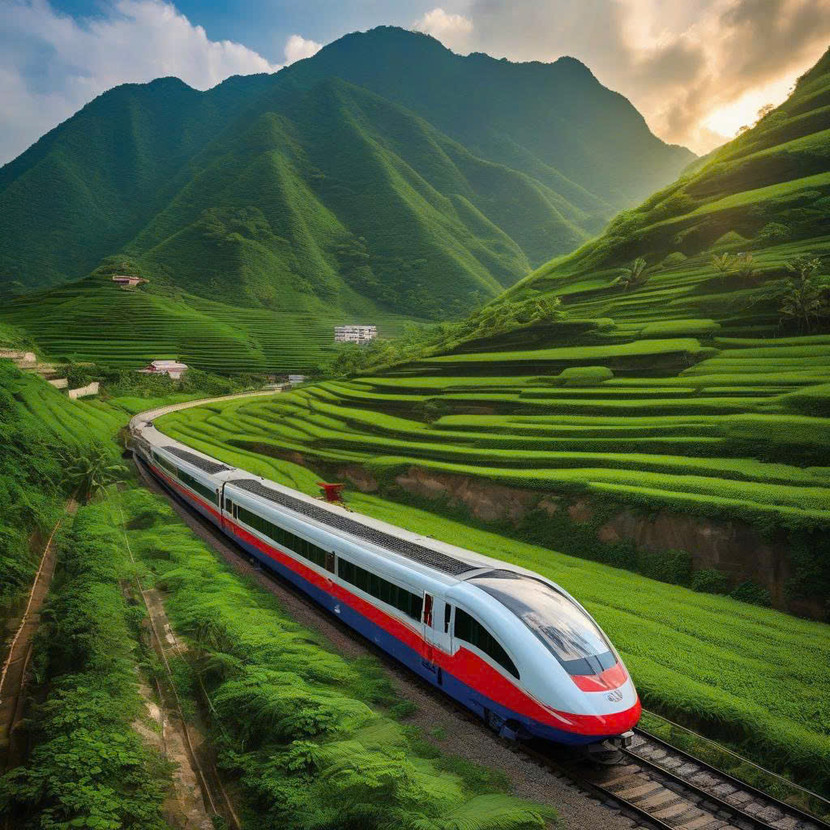 Đường sắt tốc độ cao Bắc- Nam thống nhất vận tốc 350km/h Đường sắt tốc độ cao Bắc- Nam thống nhất vận tốc 350km/h