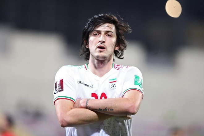 8. Sardar Azmoun (Iran). “Messi Iran” cũng sở hữu 29 bàn sau 41 trận, tiếp nối truyền thống tấn công rực lửa của bóng đá Tây Á.