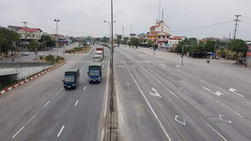 Quốc lộ 5 hiện chỉ cho phép xe ưu tiên, xe phục vụ phòng chống Covid-19 lưu thông