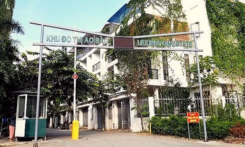 Khu chức năng đô thị Ao Sào tại phường Thịnh Liệt do Công ty CP đầu tư và phát triển Lũng Lô 5 làm chủ đầu tư nợ nghĩa vụ tài chính đến 378,6 tỷ đồng