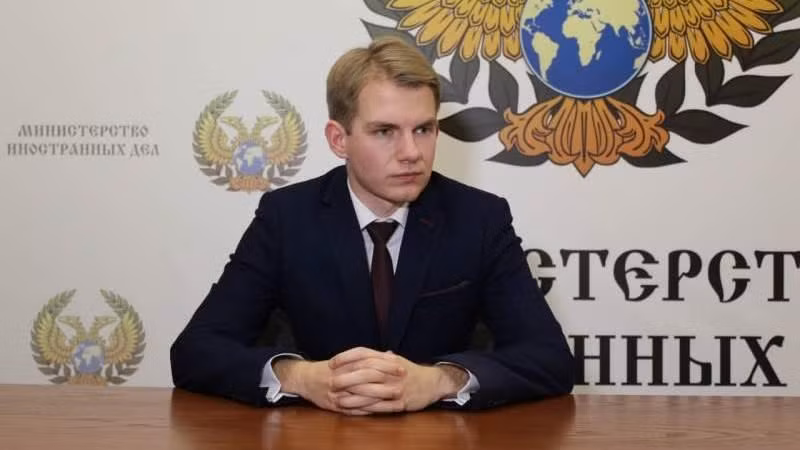 Ông Vladislav Moskovsky, Thư ký báo chí của phái đoàn DPR trong nhóm liên lạc