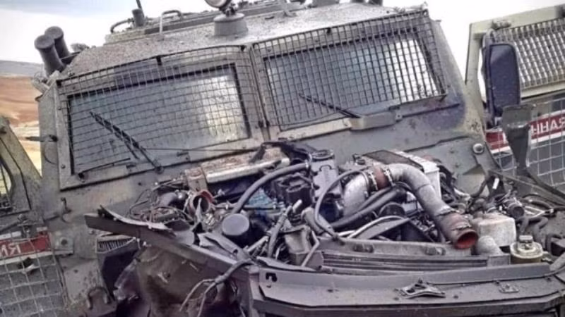 Xe bọc thép Tiger của Nga bị phá hủy ở Syria