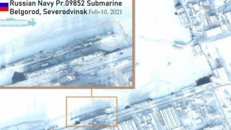 Vệ tinh Mỹ phát hiện tàu ngầm hạt nhân mang “vũ khí ngày tận thế” của Nga