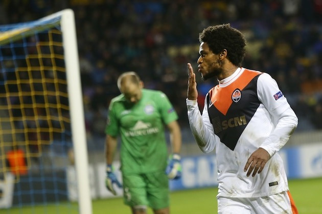 7. Luiz Adriano - 3 hattrick (47 trận).Chân sút Brazil nổi bật với khả năng săn bàn bùng nổ trong màu áo Shakhtar Donetsk. 3 hattrick sau 47 lần ra sân là minh chứng cho sự sắc bén của Luiz Adriano trước khung thành.