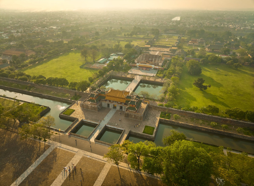 Đại nội Huế nhìn từ trên cao