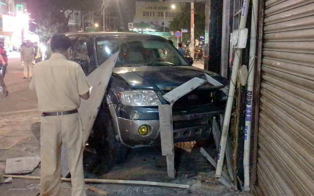 Hiện trường vụ tai nạn. Ảnh: Dân Trí