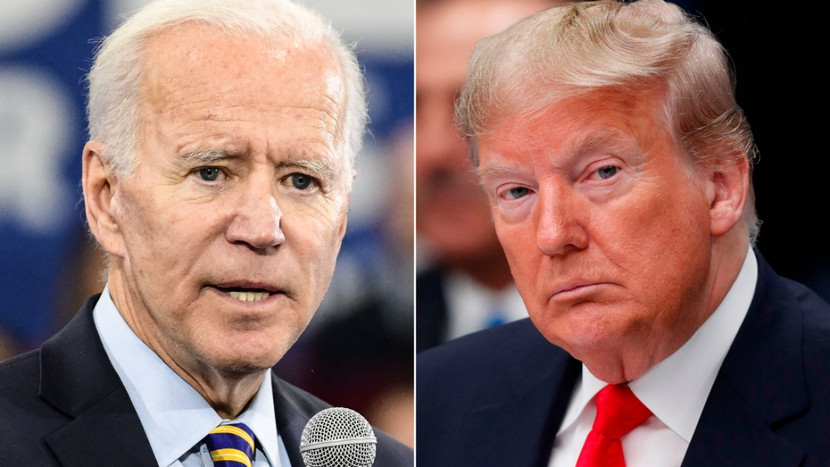 Ứng cử viên đảng Dân chủ Joe Biden và đương kim Tổng thống Mỹ Donald Trump Ứng cử viên đảng Dân chủ Joe Biden và đương kim Tổng thống Mỹ Donald Trump