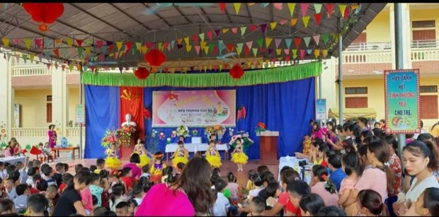 Một hoạt động của Trường mầm non Hương Xạ. Nguồn: mnhuongxa.phutho.edu.vn Một hoạt động của Trường mầm non Hương Xạ. Nguồn: mnhuongxa.phutho.edu.vn