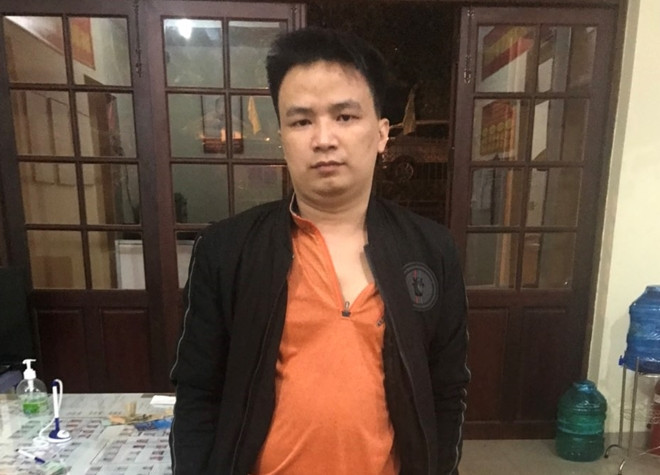 Đối tượng Lê Xuân Mạnh. Ảnh: CAND