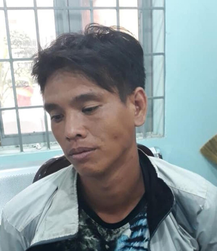 Đối tượng Nguyễn Thanh Dũng tại cơ quan công an. Ảnh: VOV