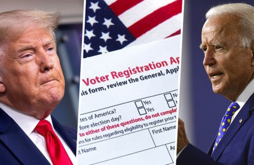 Hai ứng viên tranh cử Tổng thống Mỹ - ông Donald Trump và Joe Biden